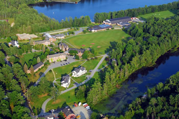 Aerial view of Canaan Lake