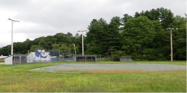 Elliott Field before it was moved from the raceway grounds