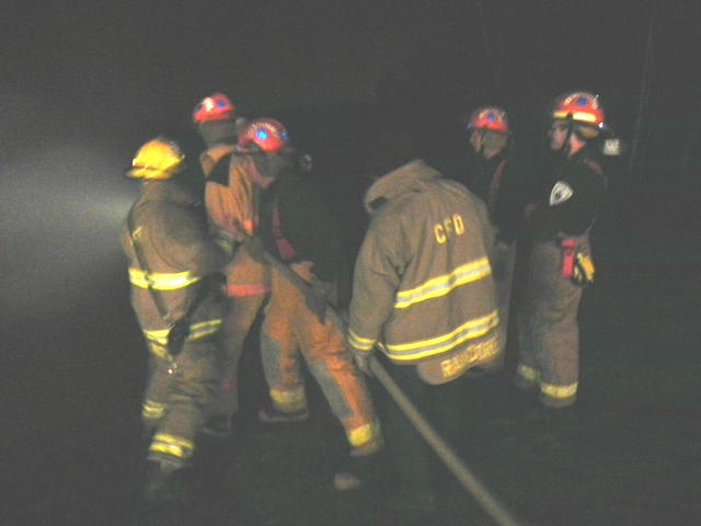 night training on hose