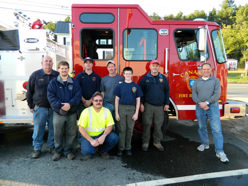 Fire Crew with new truck