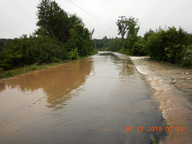 flooded roadway