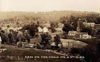 Aerial view of early Canaan