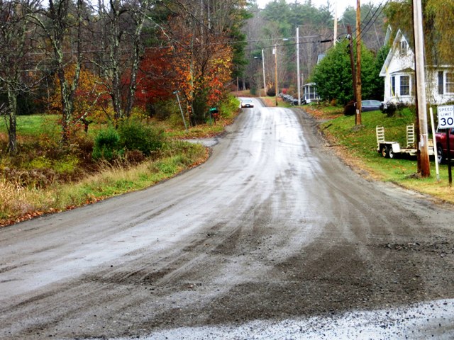 reclaimed dirt road