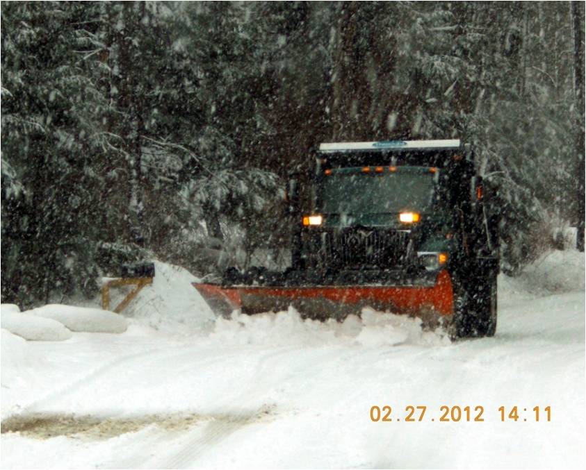 winter plowing