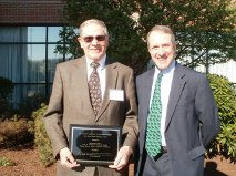 John Bergeron receiving reward