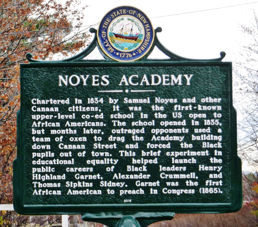Noyes historical marker