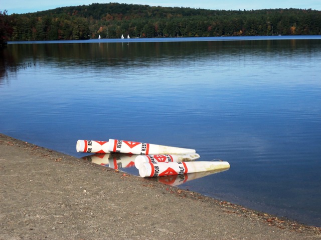 buoys on beach
