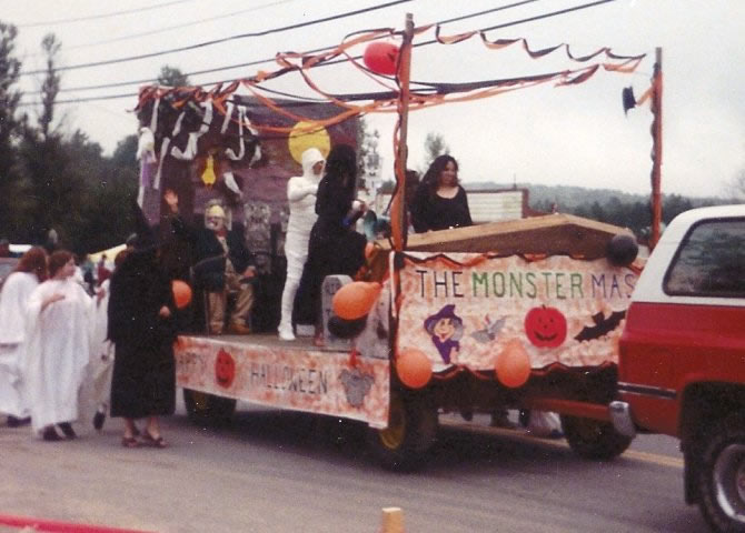 Monster mash parade float