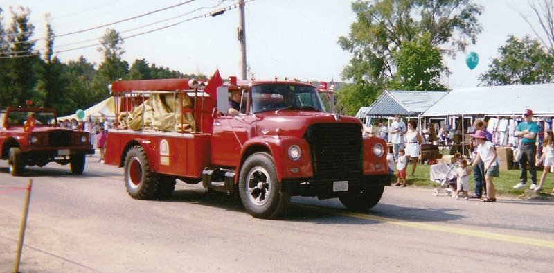 classic fire truck