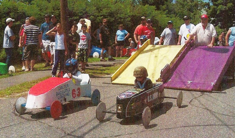 soap box derby cars recently released from the start