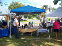 craft booth at Old Home Days celebration