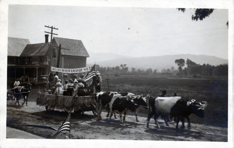 historic image of parade float